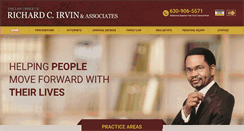Desktop Screenshot of irvinlawoffice.com